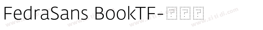 FedraSans BookTF字体转换 FedraSans BookTF字体转换